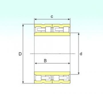 140 mm x 210 mm x 125 mm  ISB FC 2842125 Rolamentos cilíndricos