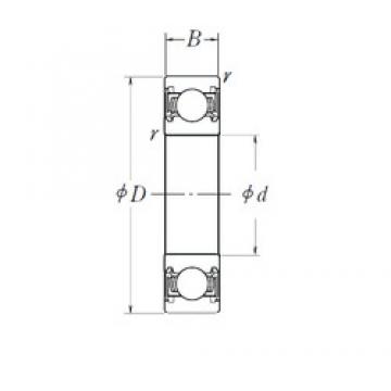 17 mm x 47 mm x 14 mm  NTN TMB303CCS24 Rolamentos de esferas profundas