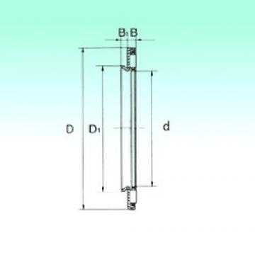 30 mm x 50 mm x 3,2 mm  NBS AXW 30 Rolamentos de agulha