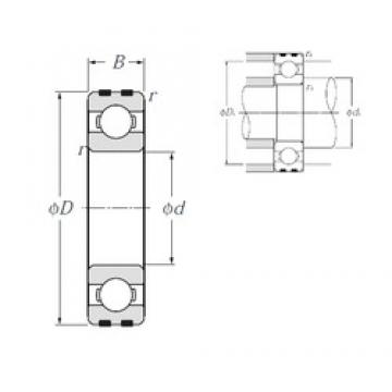 12 mm x 32 mm x 10 mm  NTN EC-6201 Rolamentos de esferas profundas