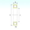 100 mm x 180 mm x 46 mm  ISB NU 2220 Rolamentos cilíndricos