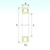 100 mm x 180 mm x 46 mm  ISB NJ 2220 Rolamentos cilíndricos