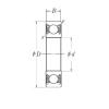 17 mm x 47 mm x 14 mm  NTN TMB303CCS24 Rolamentos de esferas profundas