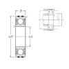 15 mm x 42 mm x 13 mm  NTN EC-6302LLB Rolamentos de esferas profundas