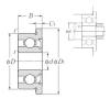 3,175 mm x 7,938 mm x 3,571 mm  NTN FLRA2-5Z Rolamentos de esferas profundas #1 small image