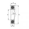 10 mm x 22 mm x 6 mm  FAG HCB71900-E-T-P4S Rolamentos de esferas de contacto angular