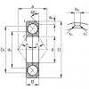 120 mm x 215 mm x 40 mm  FAG QJ224-N2-MPA Rolamentos de esferas de contacto angular