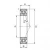 110 mm x 170 mm x 28 mm  FAG HS7022-E-T-P4S Rolamentos de esferas de contacto angular #1 small image