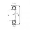 15 mm x 28 mm x 7 mm  FAG B71902-C-T-P4S Rolamentos de esferas de contacto angular