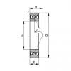 100 mm x 140 mm x 20 mm  FAG HCS71920-E-T-P4S Rolamentos de esferas de contacto angular #1 small image