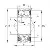 35 mm x 72 mm x 27 mm  FAG 3207-BD-2HRS-TVH Rolamentos de esferas de contacto angular