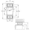 60 mm x 110 mm x 36,5 mm  FAG 3212-B-2Z-TVH Rolamentos de esferas de contacto angular #1 small image