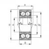 10 mm x 26 mm x 12 mm  FAG 3000-B-2RSR-TVH Rolamentos de esferas de contacto angular