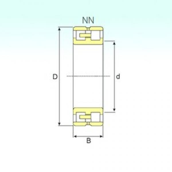 200 mm x 310 mm x 82 mm  ISB NN 3040 SPW33 Rolamentos cilíndricos #1 image