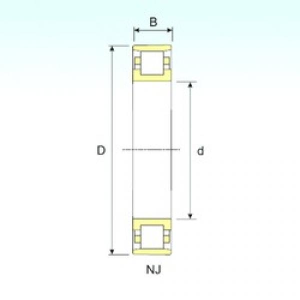 105 mm x 190 mm x 36 mm  ISB N 221 Rolamentos cilíndricos #1 image