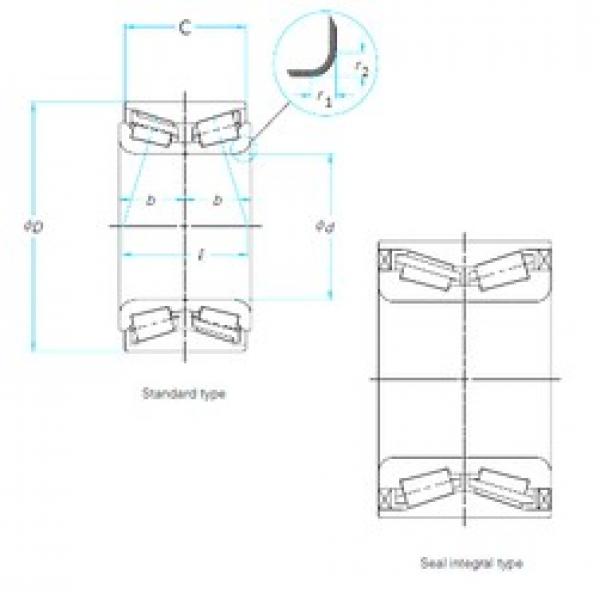 29 mm x 53 mm x 37 mm  Timken 516007 Rolamentos de rolos gravados #1 image