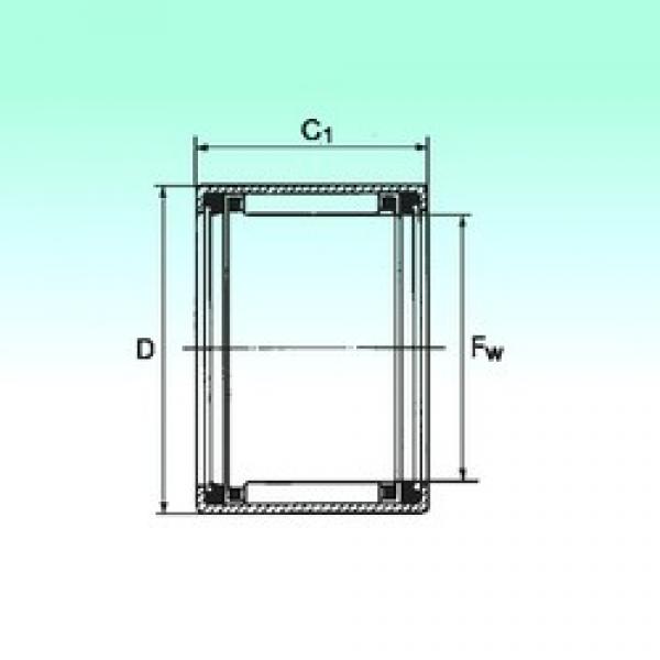 NBS HK 1520 2RS Rolamentos de agulha #1 image