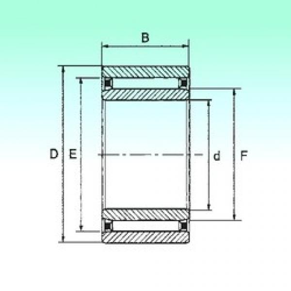 12 mm x 24 mm x 20 mm  NBS NAO 12x24x20 Rolamentos de agulha #1 image