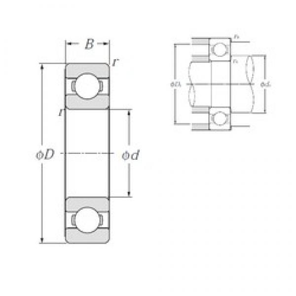 130 mm x 230 mm x 40 mm  NTN 6226 Rolamentos de esferas profundas #1 image