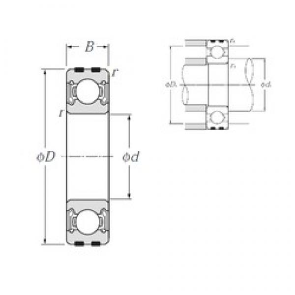 15 mm x 42 mm x 13 mm  NTN EC-6302LLB Rolamentos de esferas profundas #1 image