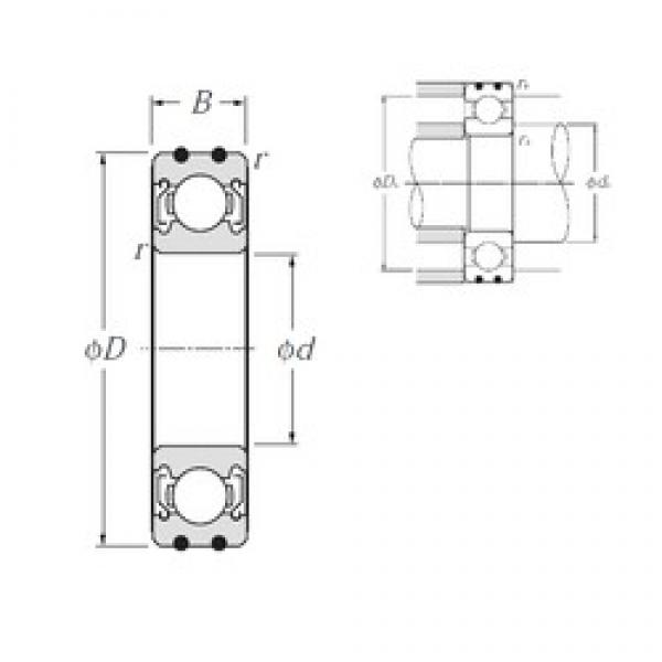 20 mm x 47 mm x 14 mm  NTN AC-6204ZZ Rolamentos de esferas profundas #1 image