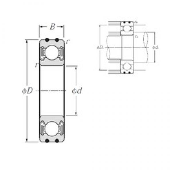 25 mm x 52 mm x 15 mm  NTN AC-6205LLB Rolamentos de esferas profundas #1 image