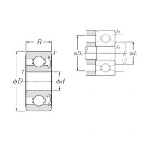 5 mm x 19 mm x 6 mm  NTN 635Z Rolamentos de esferas profundas #1 image