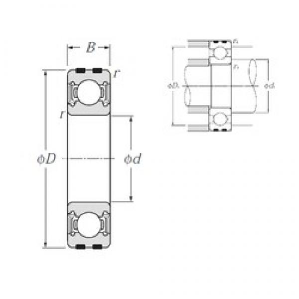 10 mm x 26 mm x 8 mm  NTN EC-6000LLU Rolamentos de esferas profundas #1 image